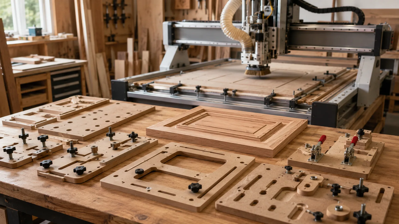 Ahşap CNC Router Kalıp Seti Nedir? Jig, Fixture ve Şablon Kullanımı