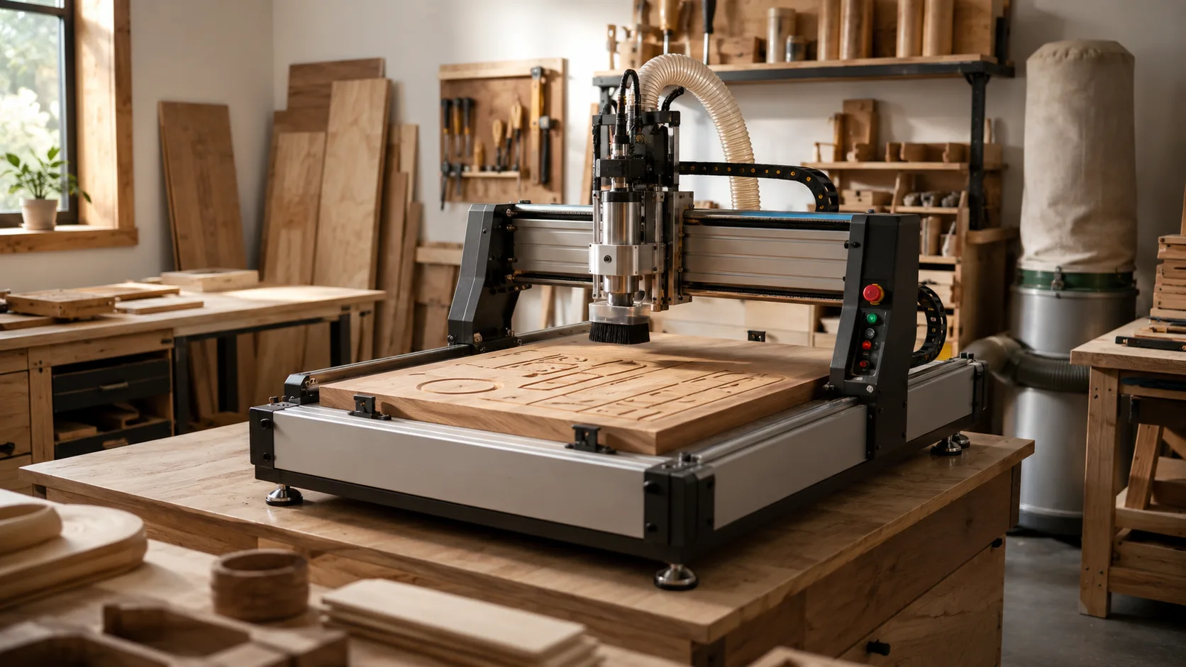 Ahşap CNC Router Kompakt Tip Nedir? Küçük Atölyeler İçin Nerelerde Kullanılır?
